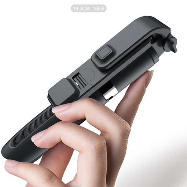 Mångsidigt Selfie Stick Stativ, Extra Lång Förlängning & Bluetooth Fjärrkontroll för Bred Kompatibilitet med De Flesta Smartphones (Svart)