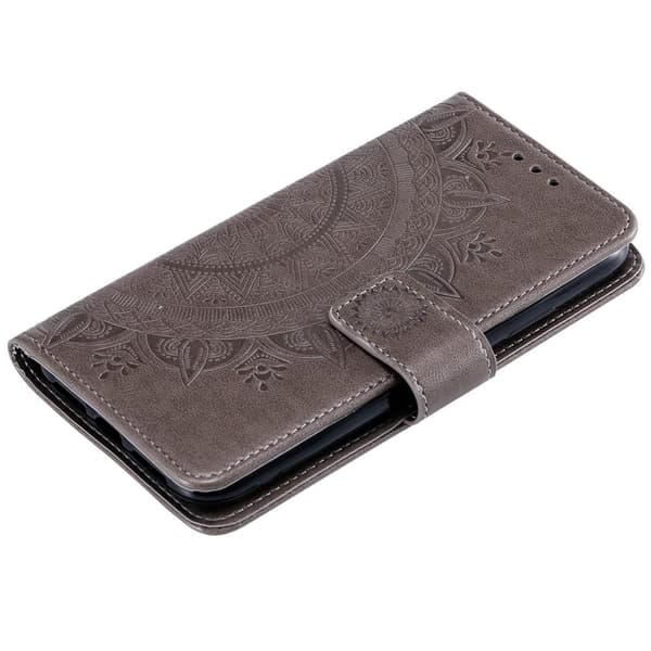 iPhone 11 - Mandala Lompakkokotelo - Harmaa Grey Harmaa