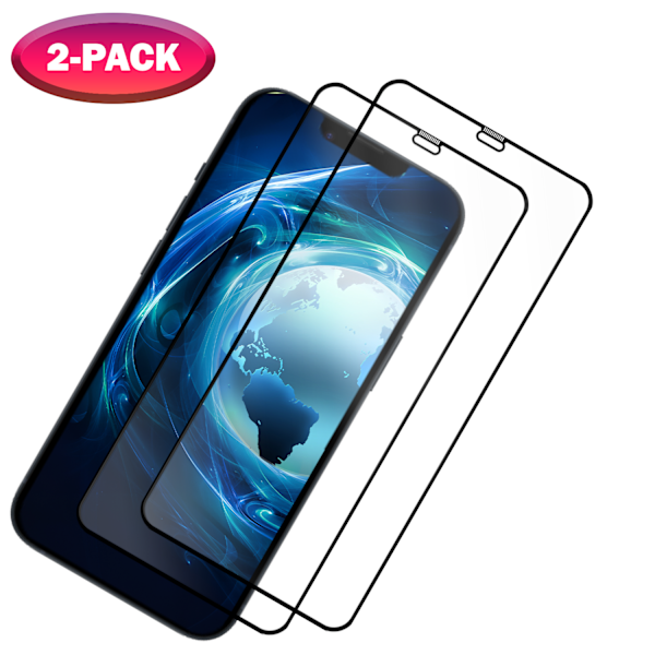 2-Pack iPhone 12 Pro Max Skärmskydd - Härdat Glas 9H - Super kvalitet 3D Skärmskydd