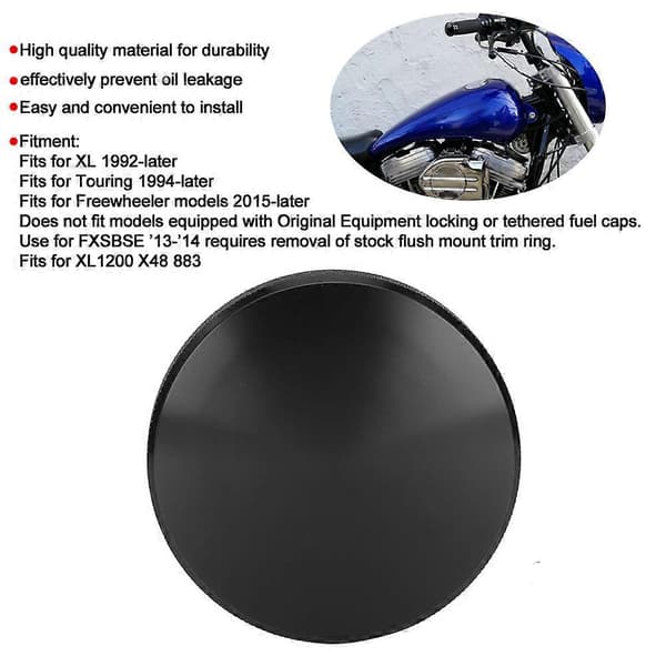 Brændstoftankdæksel i aluminiumslegering til motorcykel passer til XL1200 X48 883