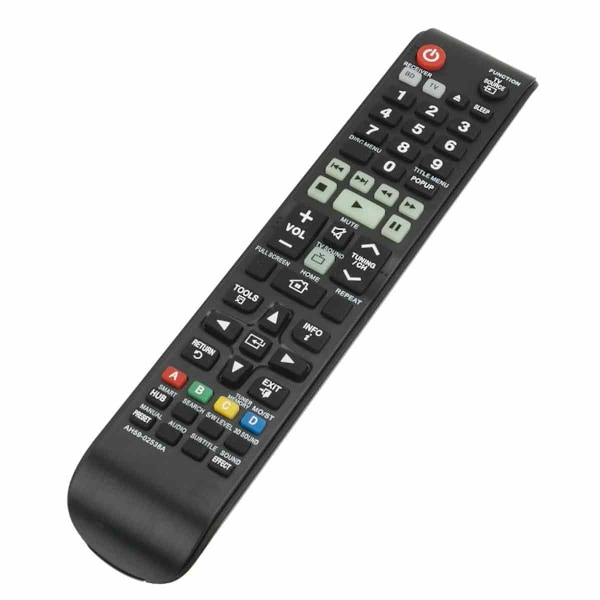 Passar Samsung Smart Bluray Blu-ray Spelare Fjärrkontroll Ersättning, Samsung Hemmabiosystem, Sikta mot Sensor för Perfekt Kommando