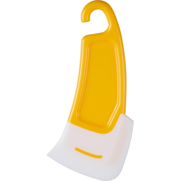 Silikonspatel för repfri yta, ergonomiskt utformad för komfort och precision, perfekt för non-stick kokkärl, 7 cm (L) x 15,5 cm (H)