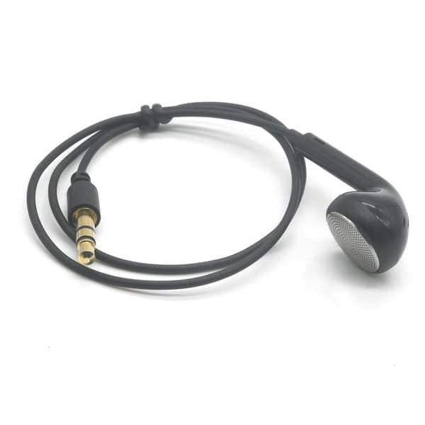 Monokuulokkeet mikrofonilla ja 3,5 mm, musta
