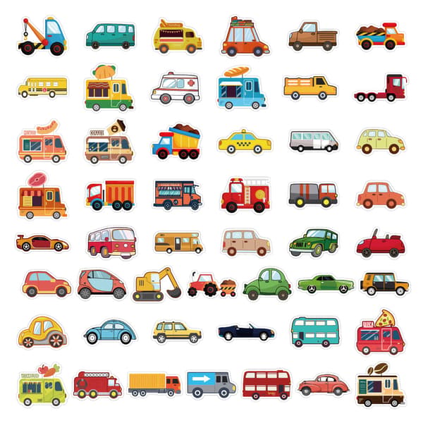 60 autotarraa, kannettavan tietokoneen tarroja