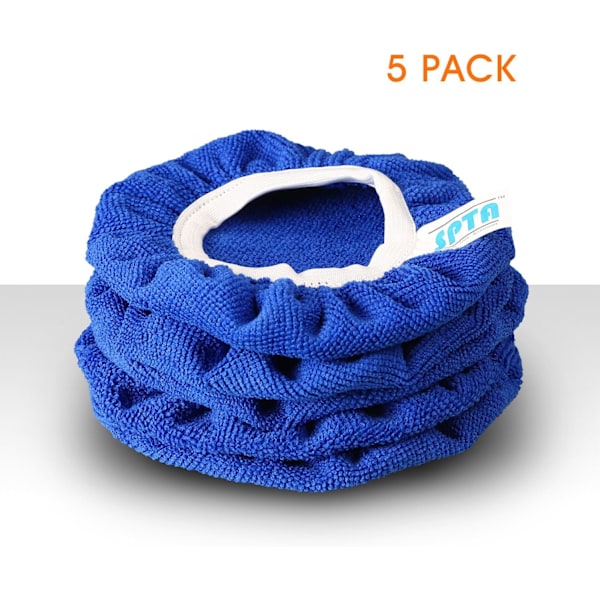 Polerhuvs-set för vaxning, luddfri mikrofiber för möbler, bilar, metall, brons, trämålning, inredning, köksredskap, musikinstrument
