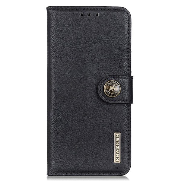KHAZNEH Textured Plånboksfodral Galaxy A13 4G - Svart