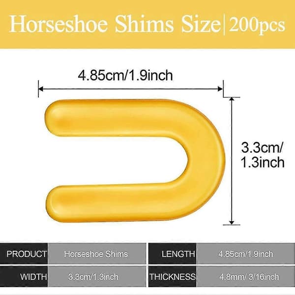 Shim Tile S 3/16 Tommer Shims Strukturelle Hestesko U Sd Flise Shims Til Ing, 20