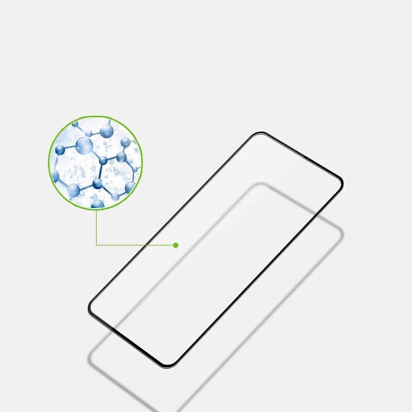 Samsung Galaxy S20 FE / Samsung Galaxy S20 FE 5G - Heltäckande Härdat Skyddsglas Vit