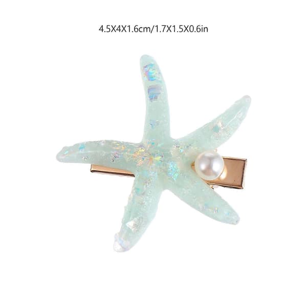 8 kpl hienoja simpukkapinnit tytöille, luovia hiusasusteita