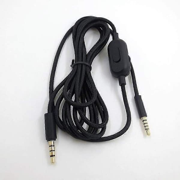 2M Erstatningskabel Til Logitech G Pro Inline Mute G Pro X G433 G233 Lydkabel - God Rød Black