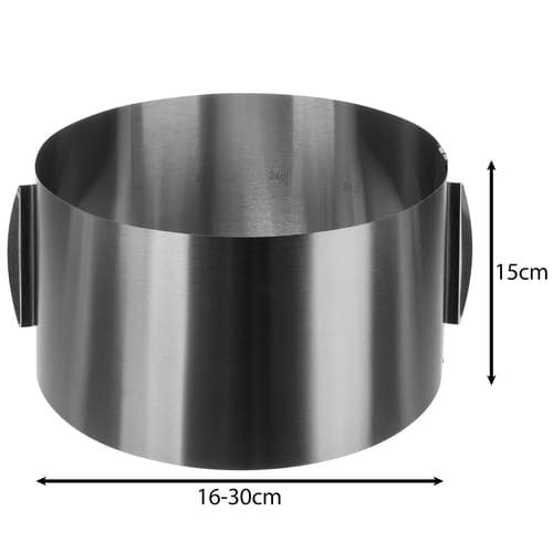 Kageform, Bageform, Justerbar, 15 cm