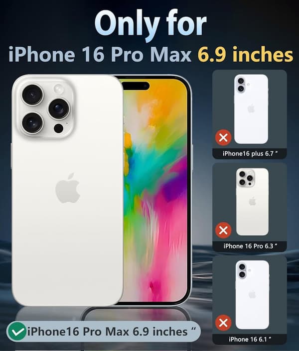 iPhone 16 Pro Max Mattamusta Magsafe-kuori