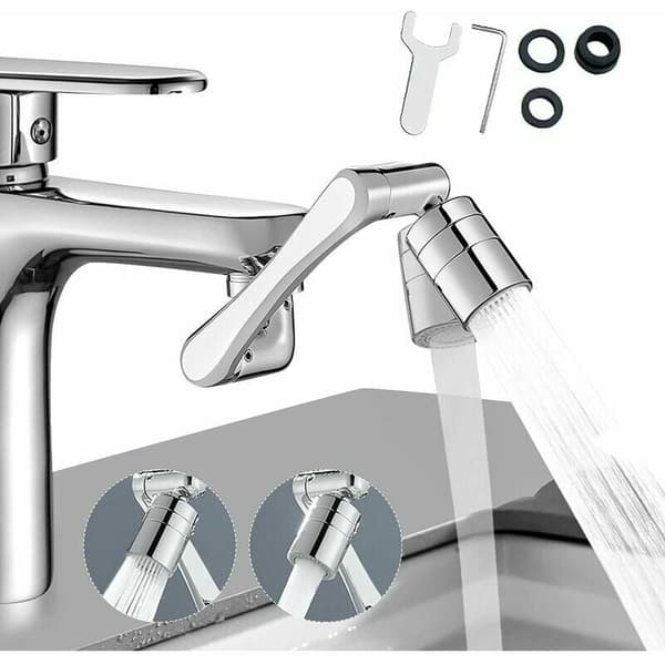 Roterende Kranforlenger, Premium Kobberkonstruksjon Vaskelufterforlenger, Fleksibel Stråleregulator Multifunksjonell Robotarm for Forbedret