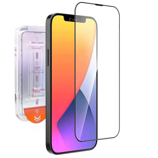 Helppo asentaa iPhone 14 -näytönsuoja HD-karkaistu lasi läpinäkyvä