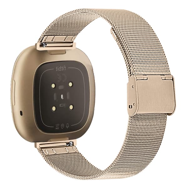 INF Fitbit Versa 3 / Sense Armbånd Rustfritt Stål Gull