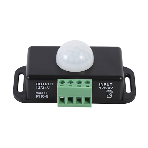 Infraröd Detektionskontroller, Rörelsedetektor för Kroppssäkerhet med PIR-sensor för Flexibla LED-strips, Automatisk På/Av Timerfunktion för LED-ljusremsa