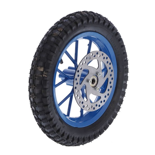 Framhjulsdäck för 47cc 49cc 2-takts Mini Dirt Bike, Hög Styvhet Överlägsen Metall Rostskydd Hållbar Anti-Sladd Design, Kraftfullt Markgrepp Inget Halk