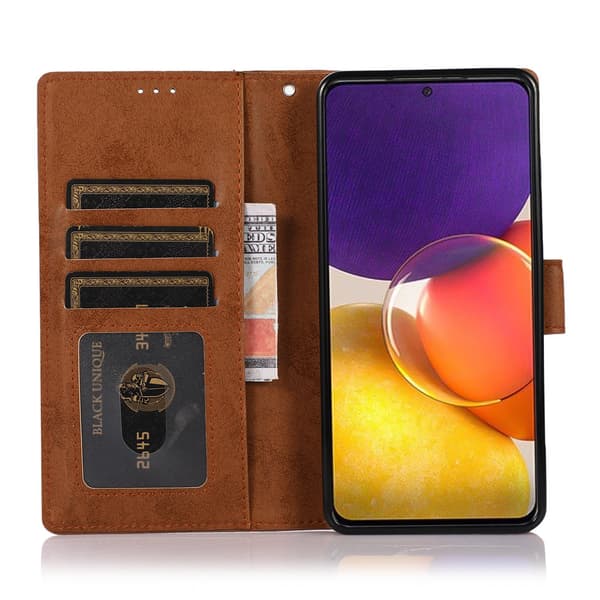 Galaxy A33 5G, Plånboksfodral, Marinblå Marinblå