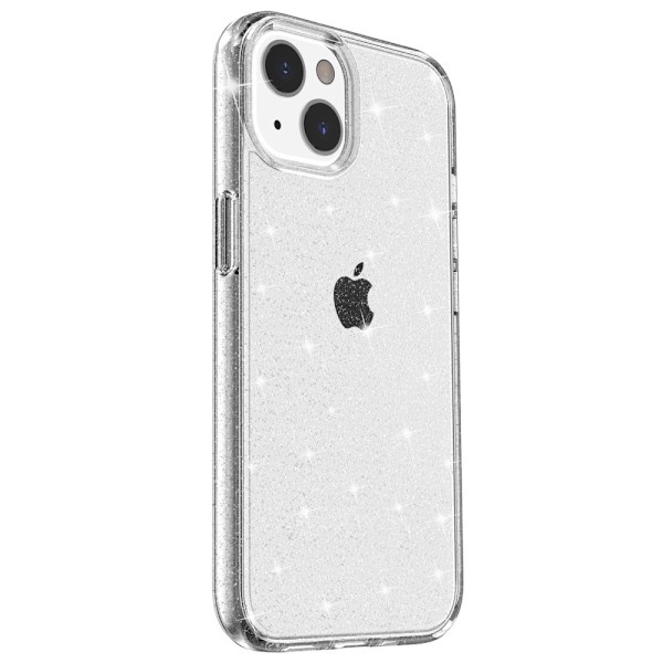 iPhone 14 Plus Skal Glitter Transparent