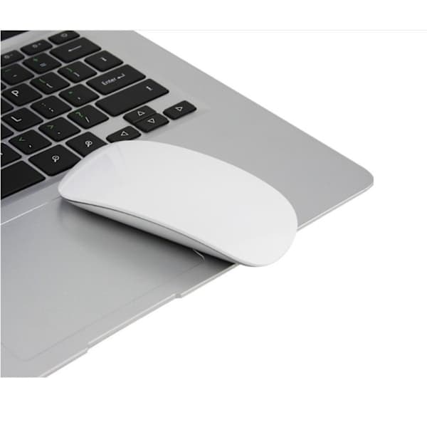 Apple Magic Mouse: Trådlös, Bluetooth, Uppladdningsbar. Multi-Touch Yta Tunn Magic Mouse Smidig Uppladdningsbar Trådlös - Vit