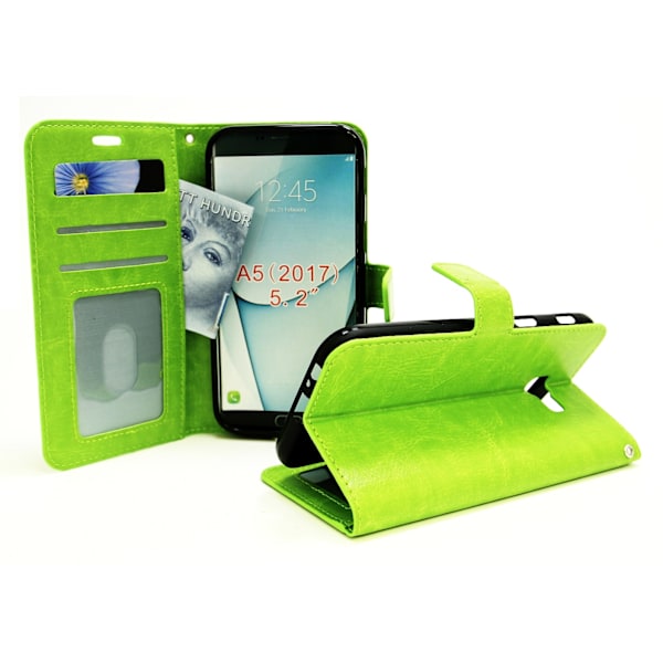 Crazy Horse Wallet Samsung Galaxy A5 2017 (A520F) Brun