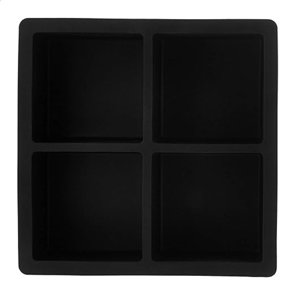 Set med 2 silikonisformar för isbitar  4 isbitar per form  11 x 11 x 4,5 cm
