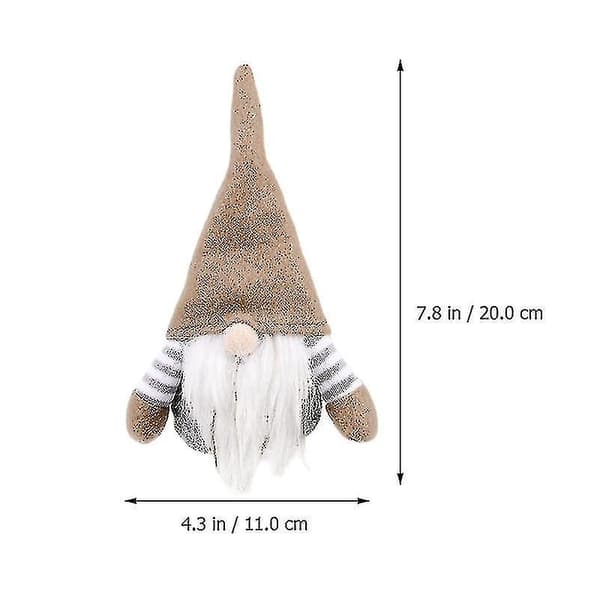 2 stk. Stripete Nisse Dukke