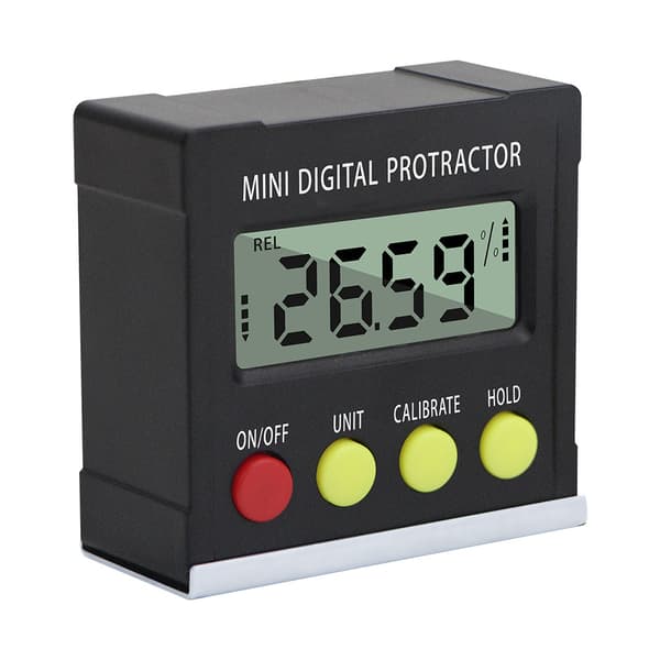 Horisontal vinkelmåler, digital gradskive inklinometer, mini dig