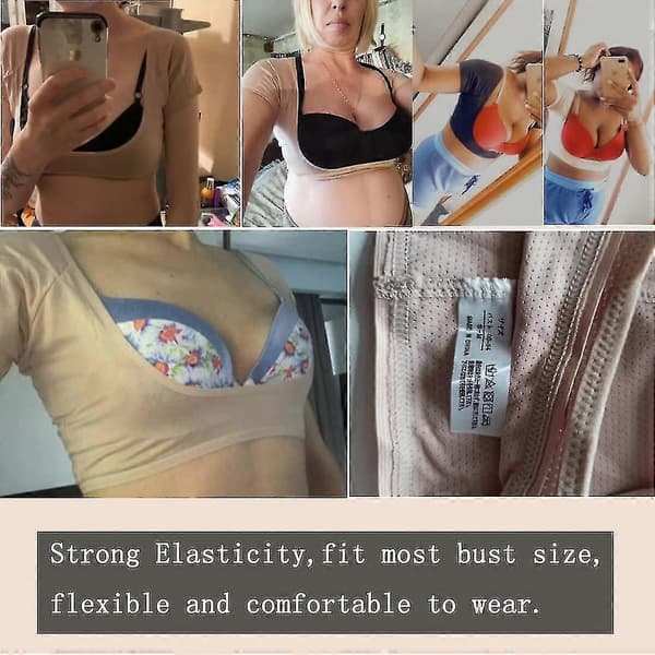 2 st Underarms Svettväst, Andningsbart Underarms Svettskydd, Tvättbara Armhåle Svettskydd, Kortärmad Svettsäker