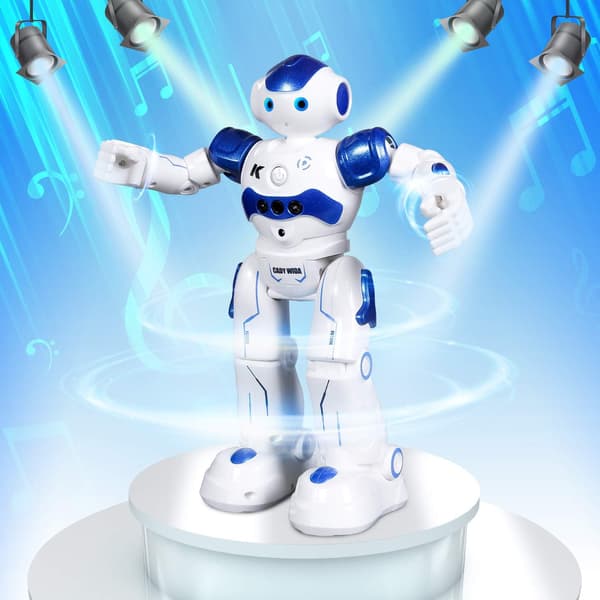 Interaktiv programmerbar robot, gestusfølende kontrol smart legetøj til børn, med sang- og dansefunktioner, genopladeligt robotlegetøj til drenge og