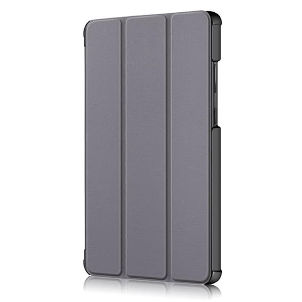 Lenovo Tab M8 2nd Gen (HD) Litchi Tri-Fold Fodral Grå Grå Grå