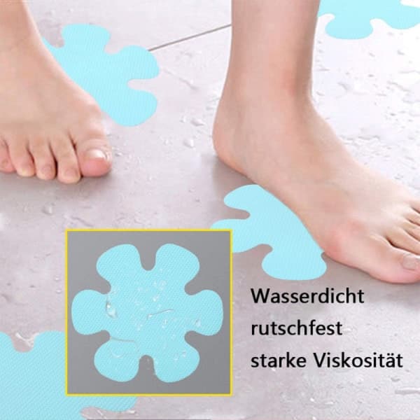 20 stk. Antiskli for dusjer og badekar, Blomster