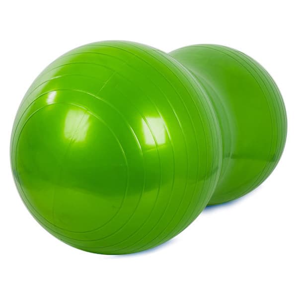 Träningsboll / Pilatesboll med Pump - Jordnöt Silver Silver Blue Blue