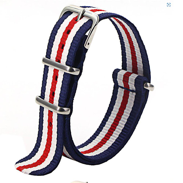 Klockarmband Natoband / nylonband 18 mm olika färger Oliv