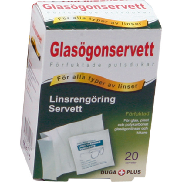 Våtservett Glasögon 120-p, Multifärg
