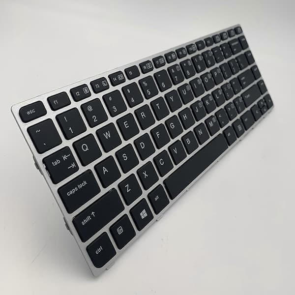 för HP EliteBook folio 9470m Engelskt Laptop Tangentbord, US Layout Silver Ram
