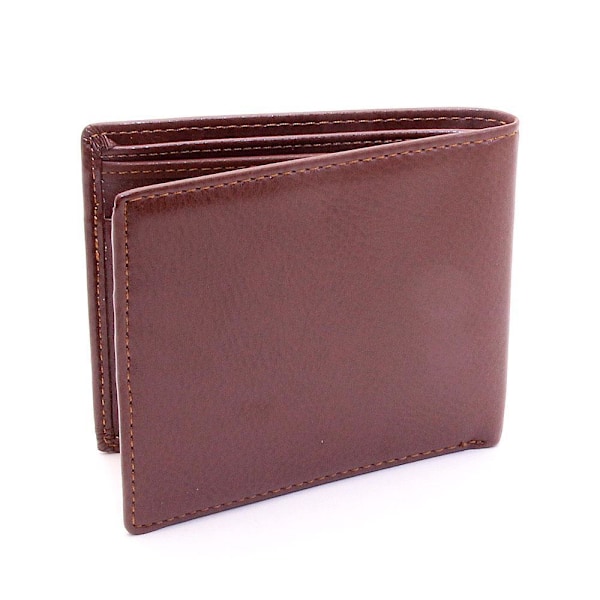 Plånbok Small Bifold Horizontal PU - Flera färger Brun