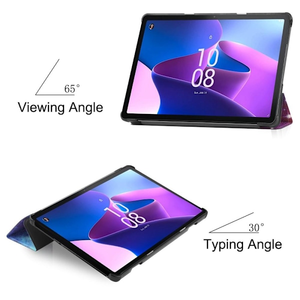 Tri-fold Fodral till Lenovo Tab M10 Gen 3 - Nebula multifärg