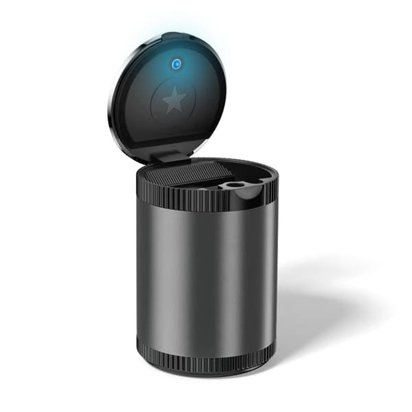 LED Bilaskebeger, Bærbart Bilaskebeger med Lokk, Bilaskebegerkopp H