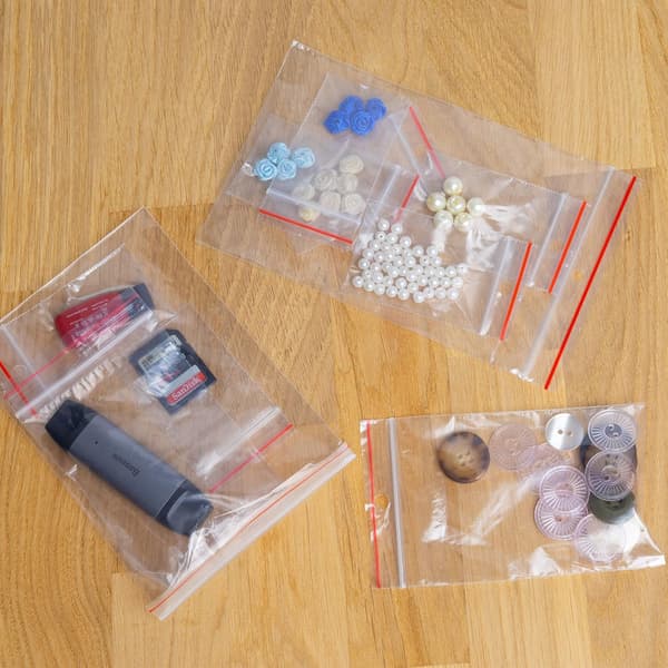 Lynlåspose - Transparent Plastemballage - Klar Lynlåsmateriale