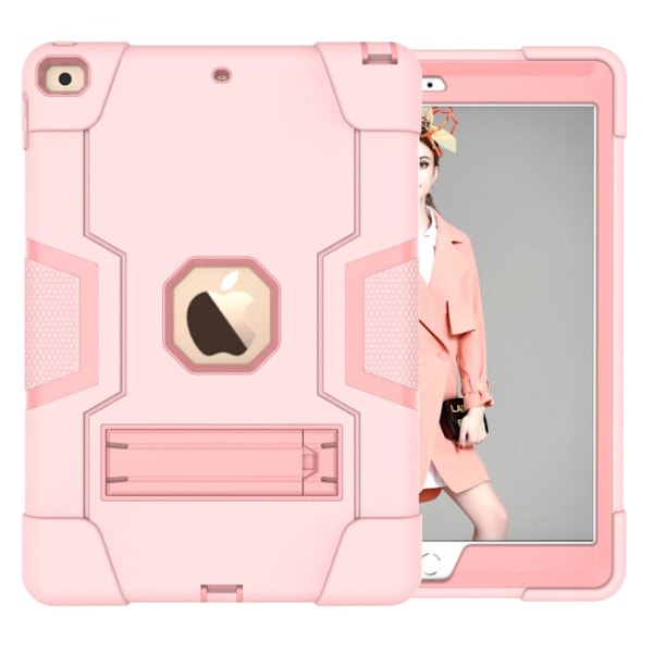 iPad 10.2" 2021/2020/2019 ShockProof TPU Skal med Stativfunktion - Rosa Rosa