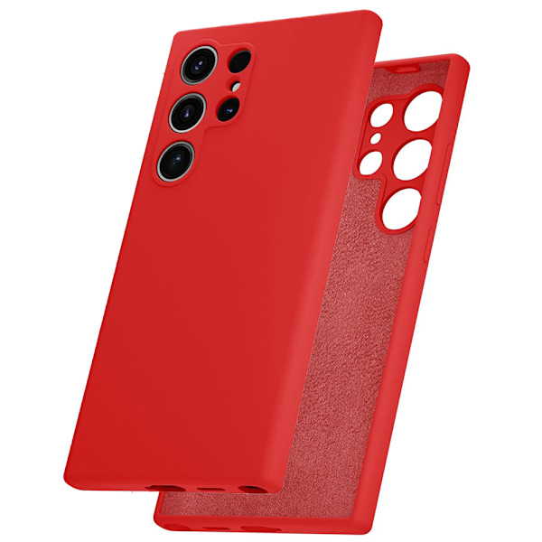 Samsung Galaxy S24 ultra - Stilrent Hållbart TPU Silikon Skal Mjölkvit