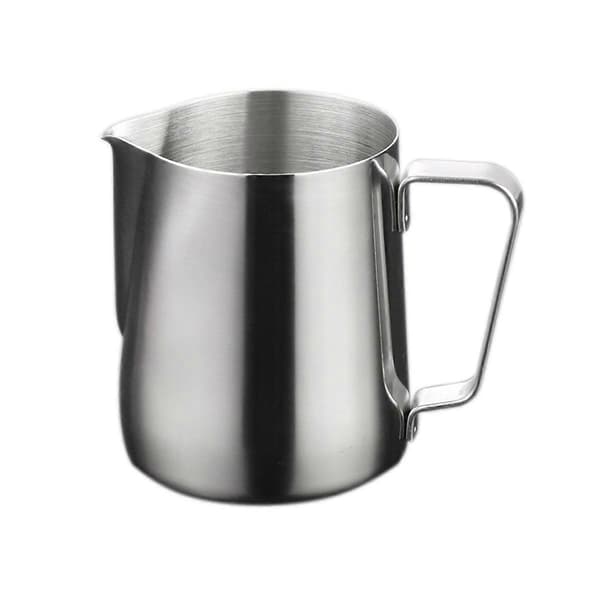 150 ml melkeskummerkanne i rustfritt stål, lattekanne, cappuccino kaffekanne (sølv)