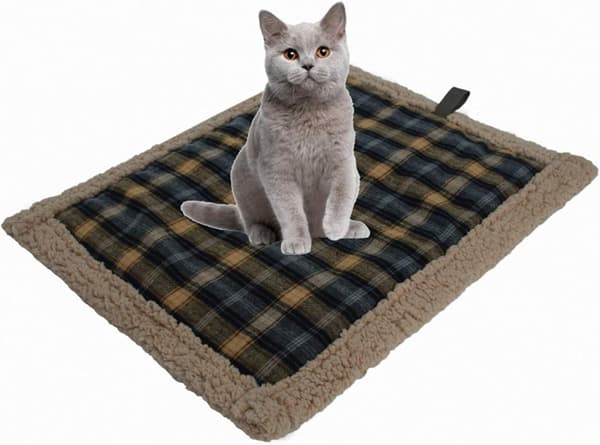 (S)Opvarmende kæledyrsplaid ideel til katte-/hundeseng