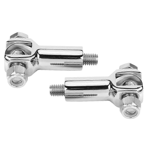 1 par passasjerfothvilere støttefeste Clevis Kit for Softail 2000-2006 Sølv