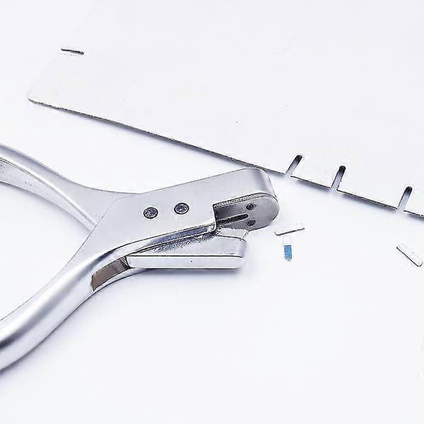 Hjem DIY Klesplagg søm Mønster Notcher Pro Skreddere Stål Sy Tang Hull Maker Mønster Hull Notc