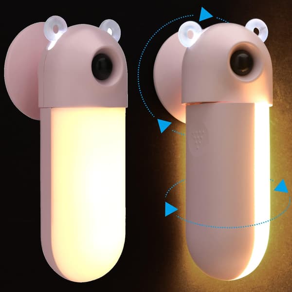 Genopladelig Roterende Induktionsnatlampe med 3 Lysstyrkeindstillinger