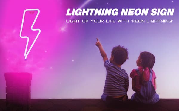 Lyn Neon Skilt Lys, LED Neon Vegg Lys Natt