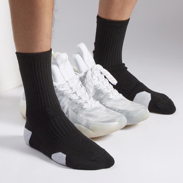 Sportssokker for menn, absorberende, 2-pakning