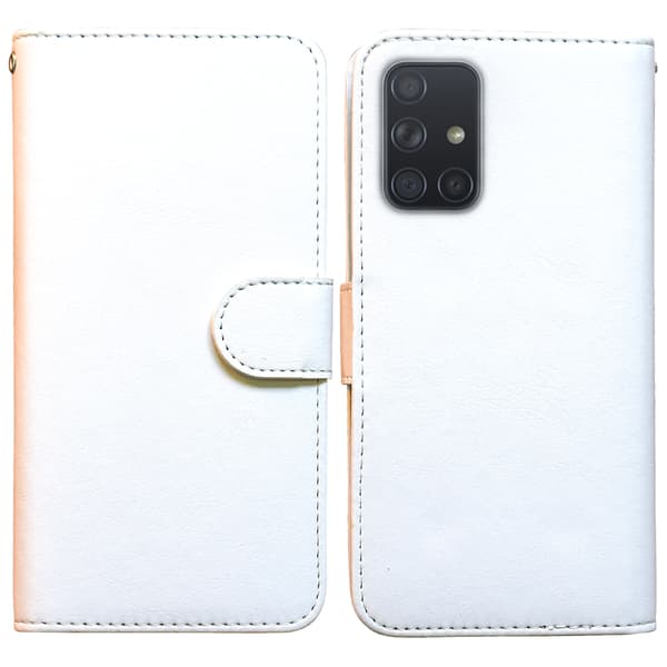 Galaxy A51, Skinnveske, Beskyttelse, Rosa Rosa